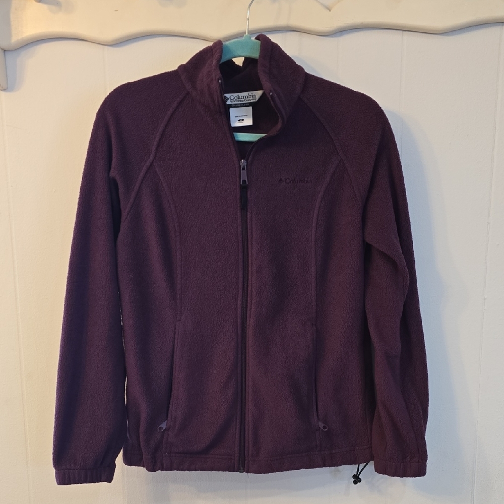 Columbia Deep Purple Full-Zip Fleece